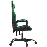  Okretna igraća stolica crno-zelena od umjetne kože | Eponuda.com