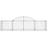  Lučne gabionske košare 5 kom 200x50x40/60 cm pocinčano željezo | shoptok.hr