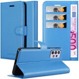  Ohišje, združljiv s Samsungom in Sky Blue - Zaščitni pokrov z magnetnim zapiranjem, stoječo funkcijo in režo za kartico, (20556224) | Shoptok.si