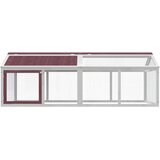Boks za životinje boja kave 200x112,5x74 cm od masivne borovine | shoptok.hr
