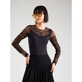 Pieces Bodi majica 'PCSINNA' črna | Shoptok.si