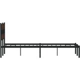 vidaXL Okvir kreveta bez madraca s uzglavljem boja hrasta 120x190 cm | shoptok.hr