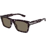 Alexander Mcqueen AM0495S 002 ONE SIZE (55) Havana/Rjava | Shoptok.si