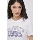 Only Bombažen t-shirt bela barva | Shoptok.si