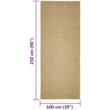  Od prirodnog sisala 100 x 250 cm | shoptok.hr