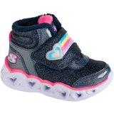 Skechers Polškornji Heart Lights - Brilliant Rainbow Modra u