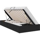  Otomanski krevet s pohranom Crna 100 x 200 cm tkanina | shoptok.hr