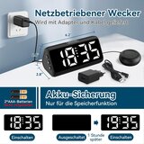 NETZU digitalna budilka z vibracijskim alarmom in dvojnim alarmom | Shoptok.si