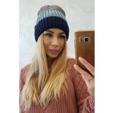 Kesi Cap with fleece Bojana K265 navy blue+turquoise+dark grey | shoptok.hr