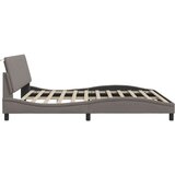  Okvir za krevet bez madraca smeđesivi 200x200 cm od tkanine - Sivo-smeđa 200 x 200 cm | shoptok.hr