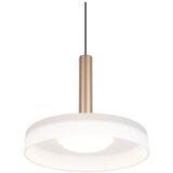  Črno-bela in zlata LED zatemnitvena viseča svetilka s steklenim senčilom ø 22 cm Celeste – | Shoptok.si