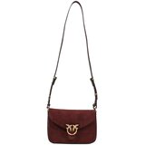 Pinko Torbe LOVE SATCHEL MINI SUEDE 107656 A0F6 Kostanjeva Cene