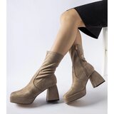 Gemre Haven brown heeled ankle boots | Shoptok.si