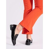 GOODIN Black patent leather women's loafers with decoration | shoptok.hr