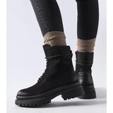Gemre Black ankle boots with distressed toe Vadnais | shoptok.hr