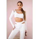 Kesi Top blouse set, white Cijene
