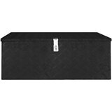  Kutija za pohranu crna 100 x 55 x 37 cm aluminijska | shoptok.hr