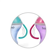 BabyOno neprolijevajuća čaša Natural, ljubičasto-roza | shoptok.hr