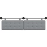  Držeće uzglavlje Zidne tkanina - Svjetlosiva 160 cm bez LED | shoptok.hr
