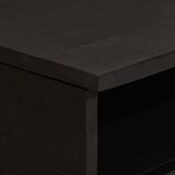  Kava Stol s ladicama Crna 80 x 54 x 40 cm Čvrsto drvo manga | shoptok.hr