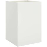 vidaXL Cvetlično korito belo 52x48x75 cm hladno valjano jeklo | Shoptok.si