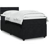 Box spring krevet s madracem crni 80 x 200 cm baršunasti | shoptok.hr