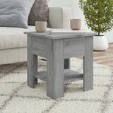 The Living Store Klubska mizica siva sonoma 40x40x42 cm konstruiran les - Klubska Mizica, (21574356) | Shoptok.si