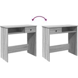vidaXL Pisalna miza siva sonoma 80x40x75 cm konstruiran les | Shoptok.si