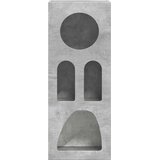  Kreveta Betonski sivi 40 x 35 x 100.5 cm Konstruirano drvo | shoptok.hr