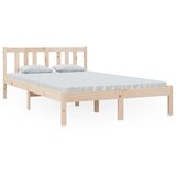 Maison Chic Posteljni Okvir - Dvoposteljna postelja iz trdnega lesa 120x200 cm, (22081584) | Shoptok.si
