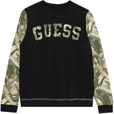 Guess Sweater majica 'ACTIVE' bež / kaki / tamno zelena / crna