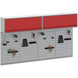  Set ormara za alate 6 pcs Crvena Čelik s prahom premazan | shoptok.hr