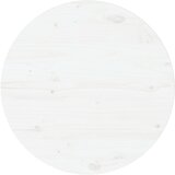 vidaXL Mizna plošča bela Ø60x2,5 cm trdna borovina Cene