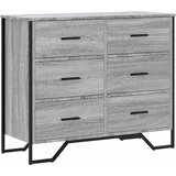  Komoda boja hrasta sonome 91 x 35,5 x 74,5 cm konstruirano drvo | shoptok.hr