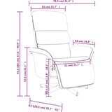  Naslonjač od tkanine s osloncem za noge plavi | shoptok.hr