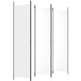 Sobna pregrada s 5 panela bijela 250 x 220 cm od tkanine | shoptok.hr