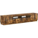 LED TV kabinet HOORN 3 kom. Dimljeni hrast Konstruirano drvo Smeđa 100 x 35 x 40 cm | Shoptok.si