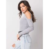RUE PARIS Blouse-RV-BZ-5099-1.07-gray | Shoptok.si