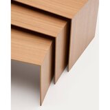 Kave Home Pomoćni stolići u setu 3 kom u dekoru hrasta 40x60 cm Litto – | shoptok.hr