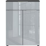 Germania Sivi visok/zidni kupaonski ormarić 71x95 cm Vasio – Cijene