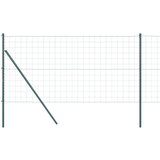 vidaXL Euro Ograda Set od 2 Zelena Metal s PVC premazom 25 x 1.2 m | shoptok.hr