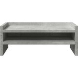 vidaXL Stojalo za ekran betonsko sivo 42x24x16 cm iverna plošča | Shoptok.si