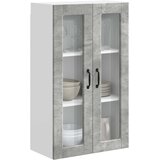  Zidni stakleni ormarić Betonski sivi 60 x 31 x 100 cm | shoptok.hr