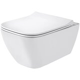 Geberit komplet zidne WC školjke (Bez ruba, Bez posebne glazure, Oblik ispiranja: Duboko, WC odvod: Vodoravno, Bijele boje) | shoptok.hr