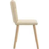  Jedilni stoli 4 kosi krem blago, (21822569) | Shoptok.si