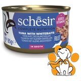 Schesir Cat Tuna & Whitebaits in Broth 85g, Fileti Tune i Inćuna U Brodetu | ePonuda.com