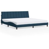  Okvir za krevet bez madraca Hanko plavi 200x200 cm baršunasti | shoptok.hr