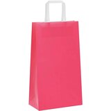  Papirnate vrećice 250 kom s ručkama ružičaste 21x11x36 cm | shoptok.hr