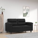 vidaXL Dvosed črn 120 cm umetno usnje Cene