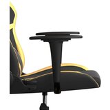 vidaXL Igraća stolica crno-zlatna od umjetne kože | shoptok.hr